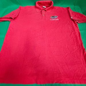 Vintage Phoenix International Raceway Polo Shirt Mens XL Security Department Red